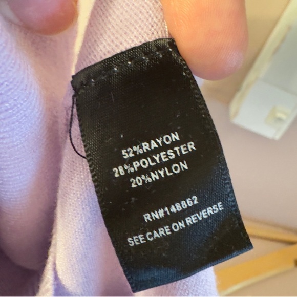 Torrid Everyday Soft Pullover Turtleneck Sweater Lavender Women Size 00 - Picture 9 of 9